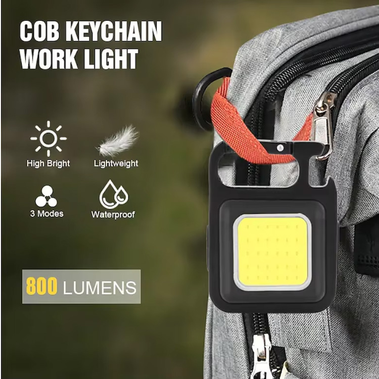 Keychain Torch, COB Flashlight, Keychain Light, Keyring Torch, COB Flashlight, Work Lamp, LED Light, Pocket Light, Magnet Light, Rechargeable Flashlight, Night Light, COB Keychain Light, High Lumens Light